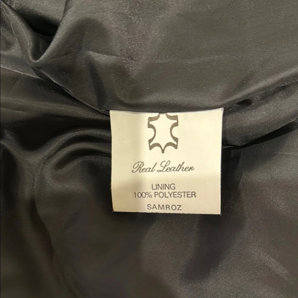 Black Varsity Bomber Jacket with Fitted Silhouette - Picture 3 of 4